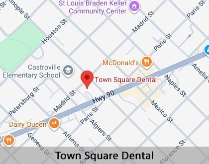 Map image for Dental Implants in Castroville, TX